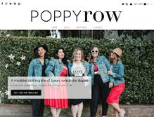 Tablet Screenshot of poppyrow.com